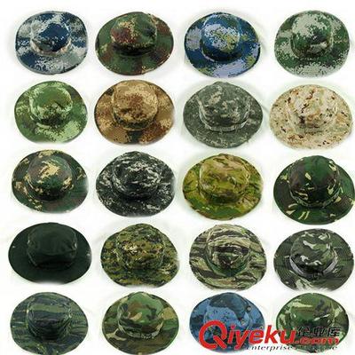 叢林迷彩，戶外風尚 武漢雙龍服裝輔料經營部專業提供多功能迷彩漁夫帽